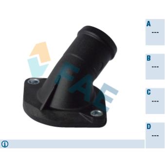 Bride de liquide de refroidissement FAE OEM 048121121B