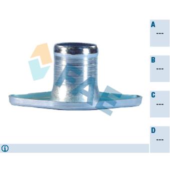 Bride de liquide de refroidissement FAE 54306