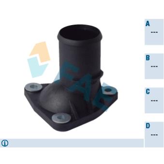 Bride de liquide de refroidissement FAE OEM 1336E8