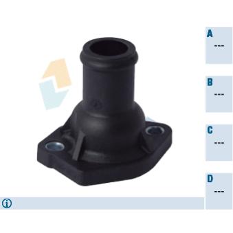 Bride de liquide de refroidissement FAE 54336