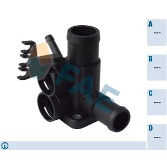 Bride de liquide de refroidissement FAE OEM 037121133F