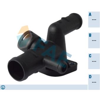 Bride de liquide de refroidissement FAE OEM 06A121132G