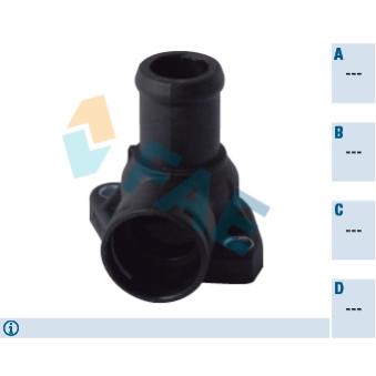 Bride de liquide de refroidissement FAE OEM 121044028N