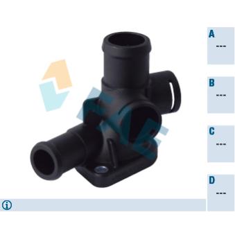 Bride de liquide de refroidissement FAE OEM 037121144H Bride de liquide de refroidissement FAE OEM 037121144H