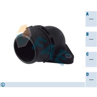 Bride de liquide de refroidissement FAE OEM 11531743329