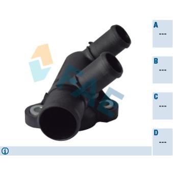 Bride de liquide de refroidissement FAE OEM 1336H7