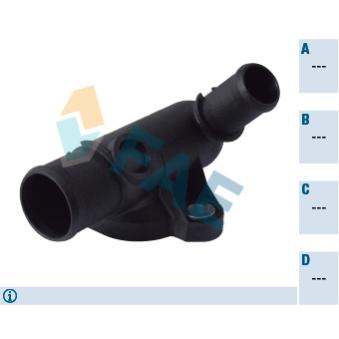 Bride de liquide de refroidissement FAE OEM 1336J7