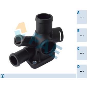 Bride de liquide de refroidissement FAE OEM 037121144J