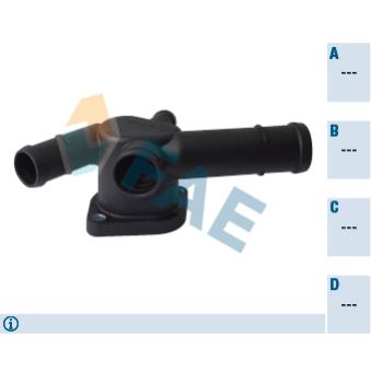 Bride de liquide de refroidissement FAE OEM 06A121132