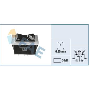 Interrupteur FAE OEM 6109 Interrupteur FAE OEM 6109