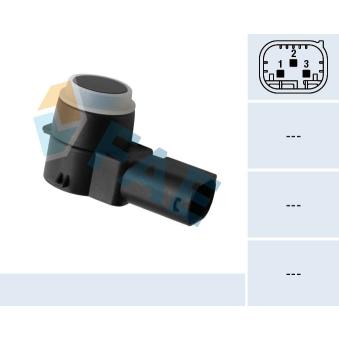 Capteur, aide au stationnement FAE OEM 6236751