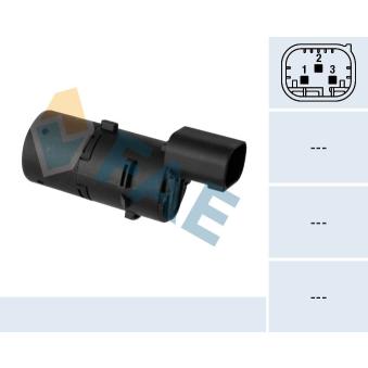 Capteur, aide au stationnement FAE OEM 9646244777