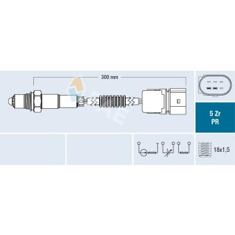 Sonde lambda FAE OEM 036906265J
