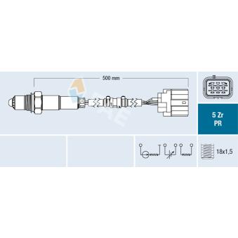 Sonde lambda FAE [75049]