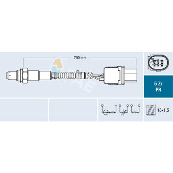 Sonde lambda FAE OEM 1771995