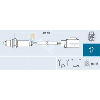Sonde lambda FAE OEM 8658237