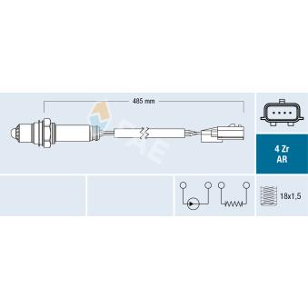 Sonde lambda FAE OEM 226932567R Sonde lambda FAE OEM 226932567R