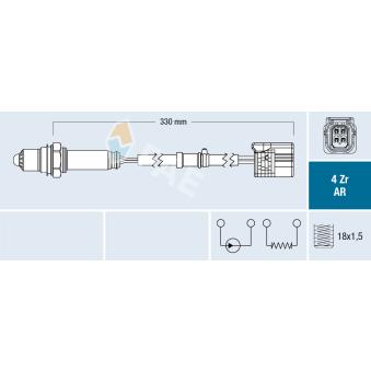 Sonde lambda FAE OEM 36531RRA013 Sonde lambda FAE OEM 36531RRA013