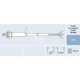 Sonde lambda FAE OEM 30611511 Sonde lambda FAE OEM 30611511