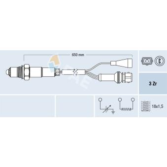 Sonde lambda FAE OEM 1346962