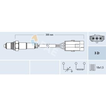 Sonde lambda FAE OEM 7700273273
