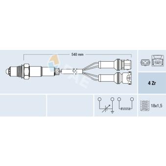 Sonde lambda FAE OEM 7619304