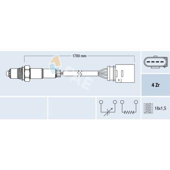 Sonde lambda FAE OEM 036906262M