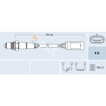 Sonde lambda FAE OEM 2269000QAC
