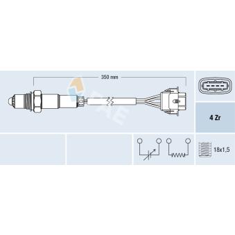 Sonde lambda FAE OEM 855366