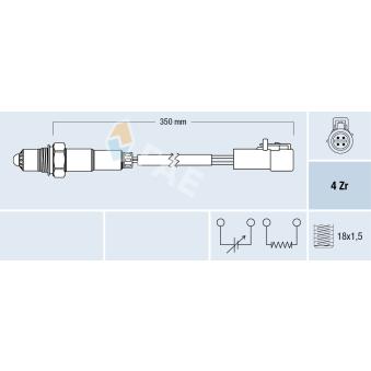 Sonde lambda FAE OEM 4080233
