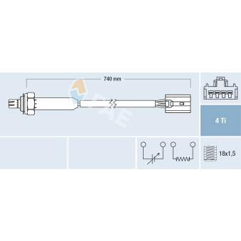 Sonde lambda FAE OEM 30611511