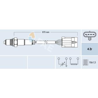 Sonde lambda FAE OEM 46408190