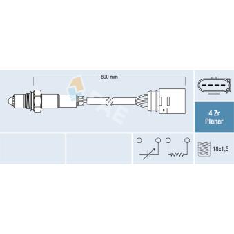 Sonde lambda FAE OEM 7L0906262C