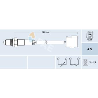 Sonde lambda FAE OEM FS2V18861B
