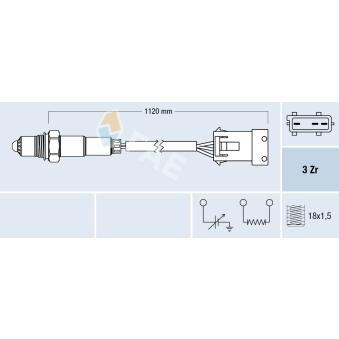 Sonde lambda FAE OEM 9146937