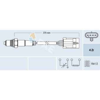 Sonde lambda FAE OEM 855379