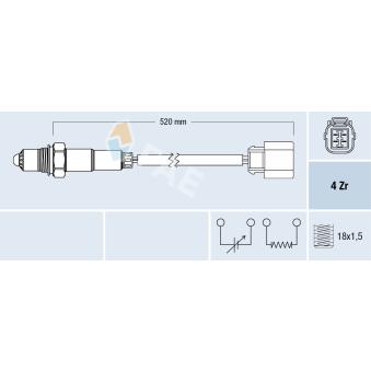 Sonde lambda FAE OEM MHK100940