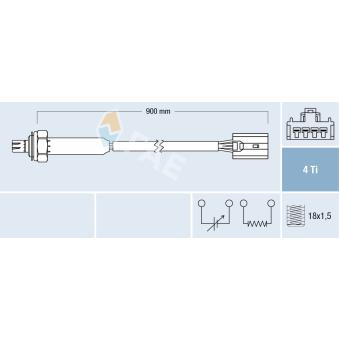 Sonde lambda FAE OEM 30864308