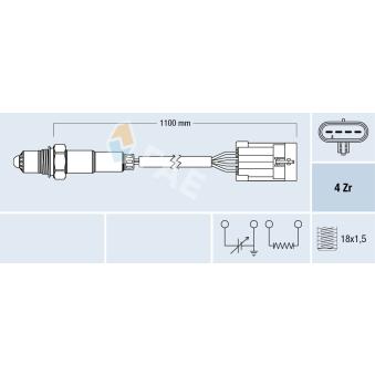 Sonde lambda FAE OEM 46434552