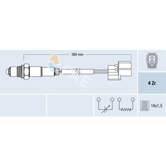 Sonde lambda FAE OEM 36531PLMA01