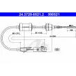 ATE 24.3728-0521.2 - Tirette à câble, commande d'embrayage