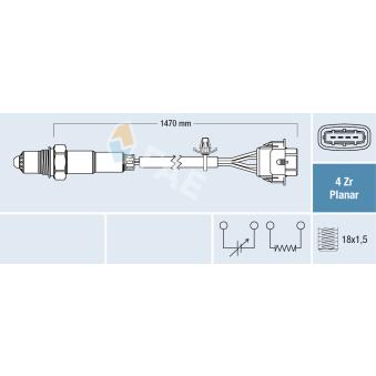 Sonde lambda FAE OEM 855401