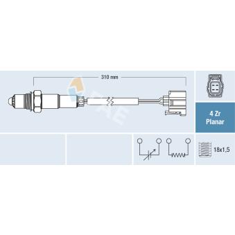 Sonde lambda FAE OEM A0045420718