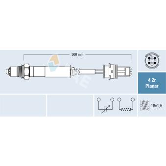 Sonde lambda FAE OEM 7545075