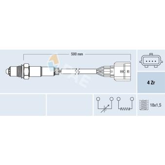 Sonde lambda FAE OEM 226A47260R