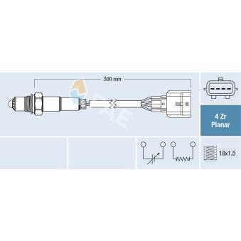 Sonde lambda FAE OEM 8200579397