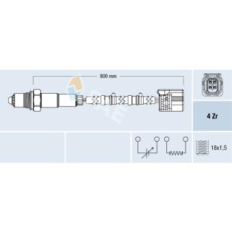Sonde lambda FAE OEM 36532RB0004