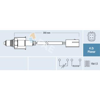 Sonde lambda FAE OEM 96475288