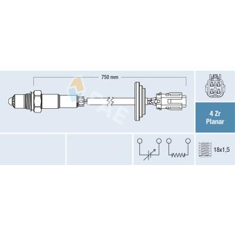 Sonde lambda FAE OEM 392102E500