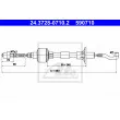 ATE 24.3728-0710.2 - Tirette à câble, commande d'embrayage